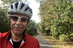 Der Autor freut sich über den schönen Radweg nördlich von Wittenberg