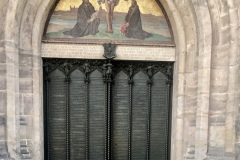 Das 95-Thesen-Portal der Schlosskirche von Wittenberg
